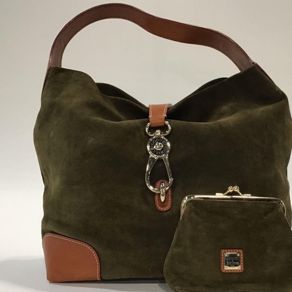 Dooney & Bourke suede handbag set